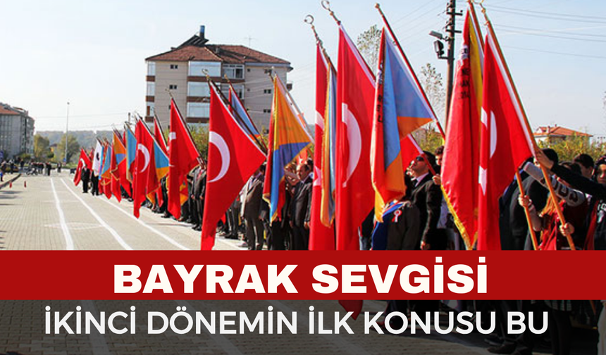Afyonkarahisar’da İkinci Dönem "Bayrak Sevgisi" ile Başlıyor