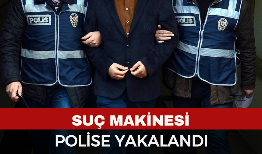 Afyonkarahisar'da suç makinesi yakalandı