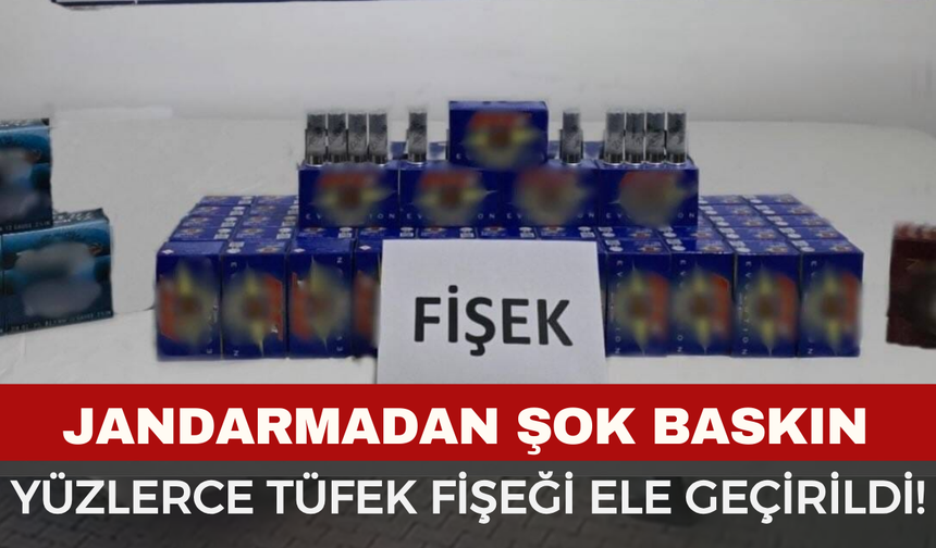 Afyon'da Jandarmadan Şok Baskın