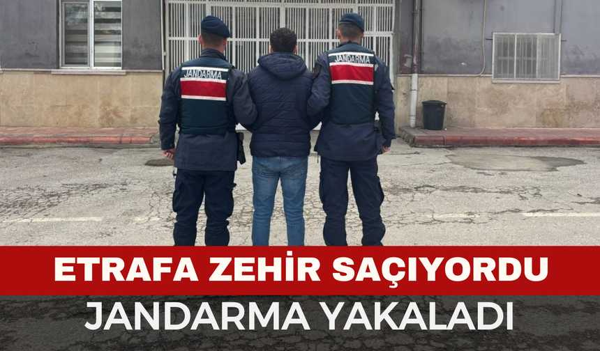 Afyonkarahisar'da zehir saçan şahıs yakalandı