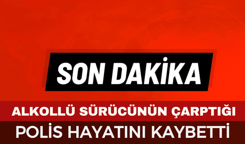 Alkollü sürücünün çarptığı polis memuru şehit oldu