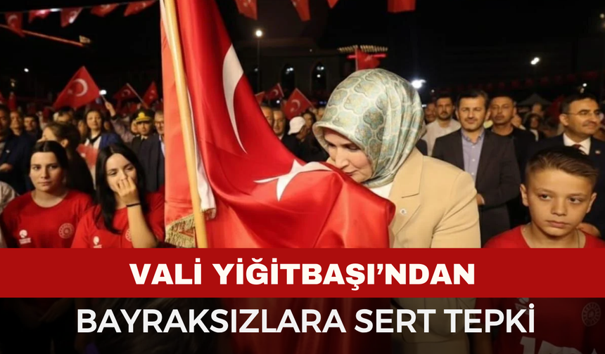 Vali Yiğitbaşı’ndan bayraksızlara sert tepki