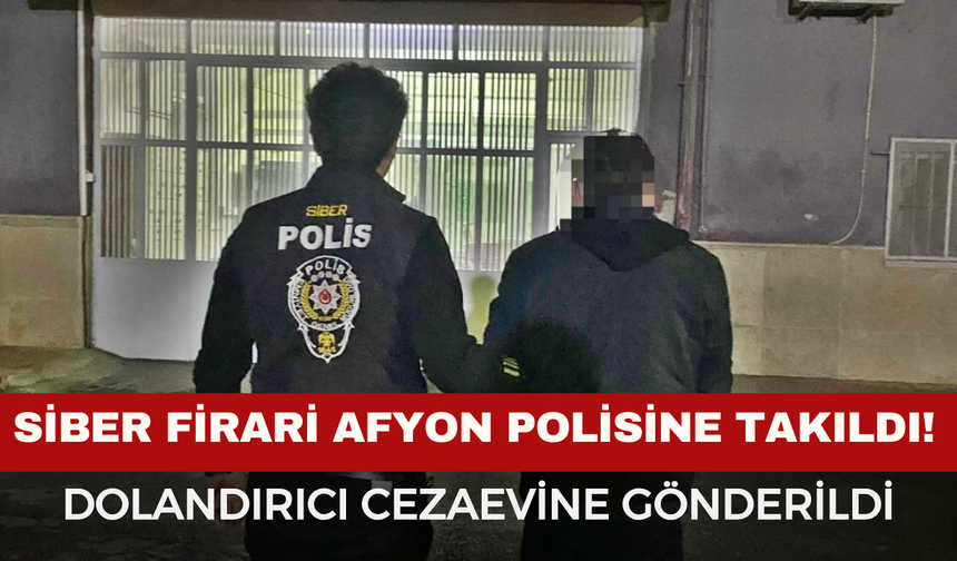 Afyon’da Nitelikli Dolandırıcıya Polis Darbesi