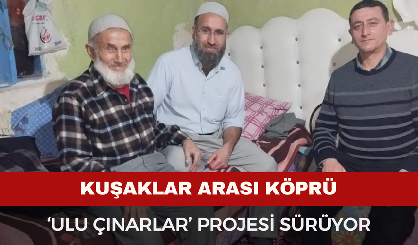 Afyon'da Ulu Çınarlar’ projesi sürüyor