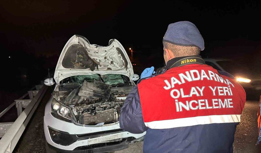 Uşak'ta feci kaza bir kişi can verdi