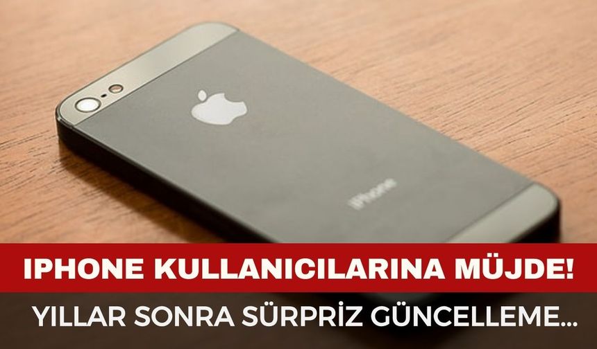 iPhone 5S güncelleme geldi mi? iPhone 5S güncelleme nasıl yapılır?
