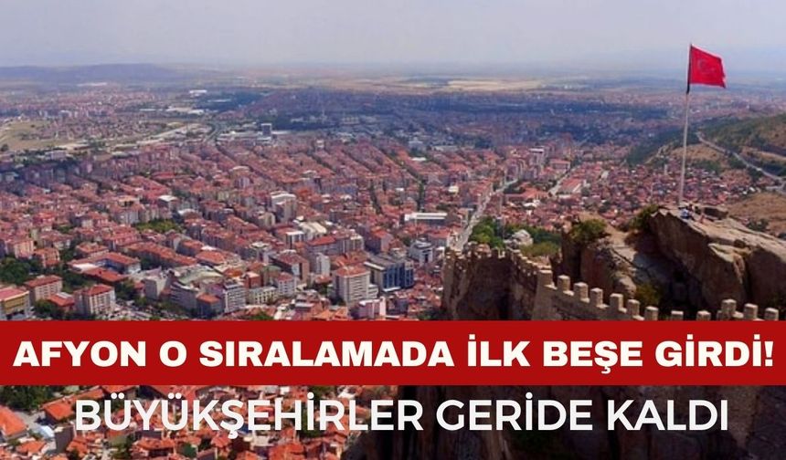 Türkiye’nin en mutlu şehirleri hangileri? Afyonkarahisar kaçıncı sırada?