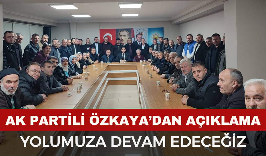 AK Parti Afyon Milletvekili Ali Özkaya’dan İstifa Sonrası Açıklama