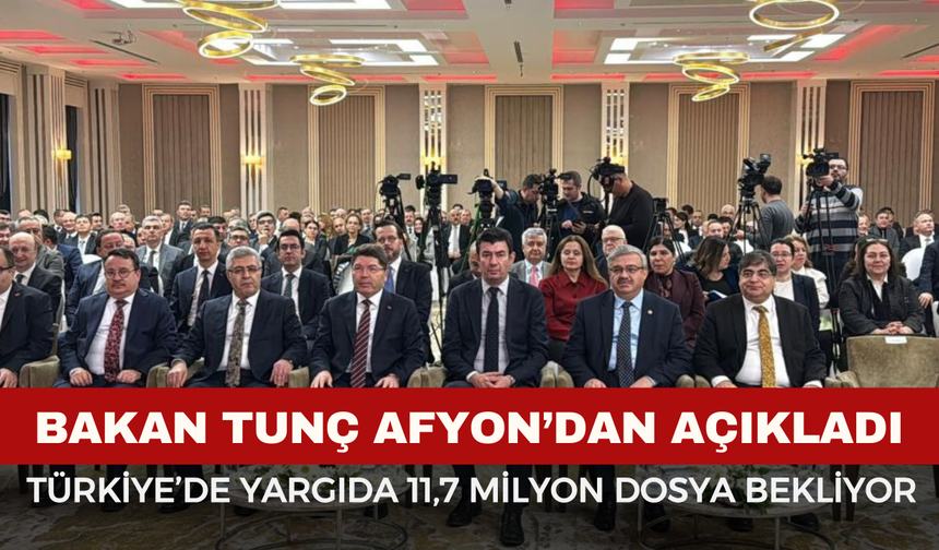 Bakan Tunç Afyonkarahisar'da konuştu