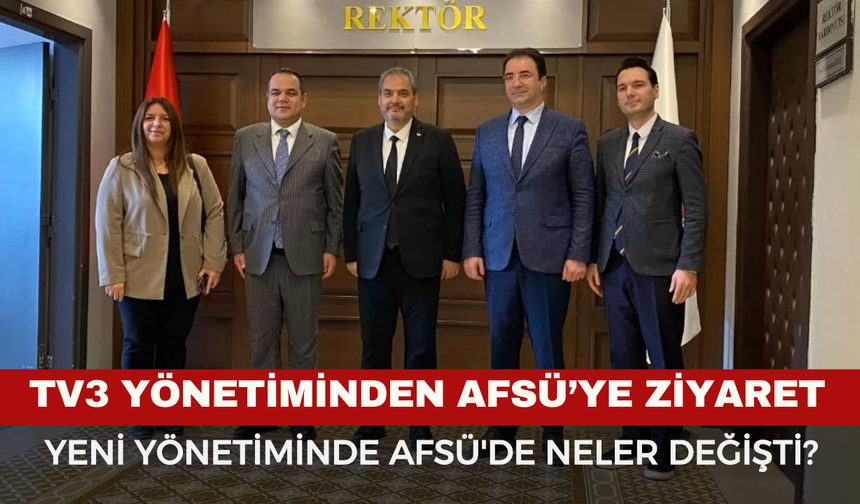 TV3 Yönetiminden AFSÜ'ye ziyaret