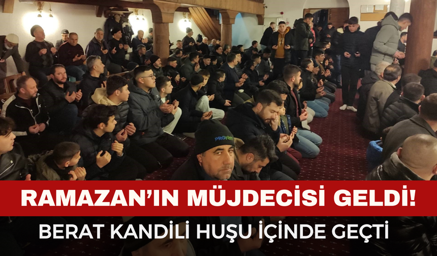 Afyon'da Berat Kandili Camiilerde Dualarla Karşılandı
