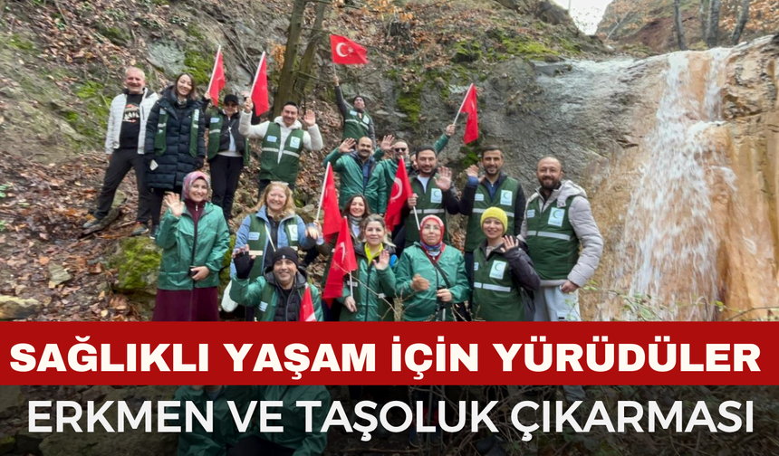 Afyonkarahisar Yeşilay’dan Erkmen ve Taşoluk’ta "Temiz Nefes" Yürüyüşü!
