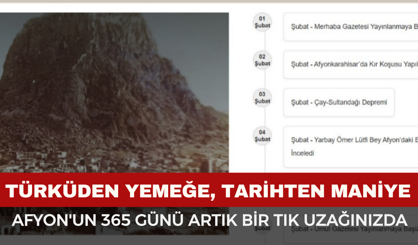 Afyonkarahisar’ın Kent Hafızası Dijitalleşti: Gençlerden "Dijital Maarif Takvimi" Hamlesi!