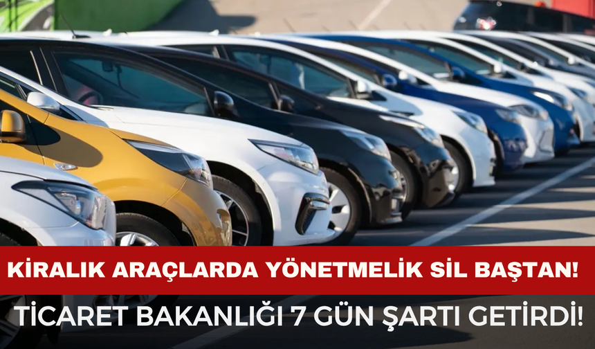 Araç Kiralamada Yeni Dönem: 5 Yaş ve 100 Bin Kilometre Sınırı Geliyor, Depozito Mağduriyeti Bitiyor!