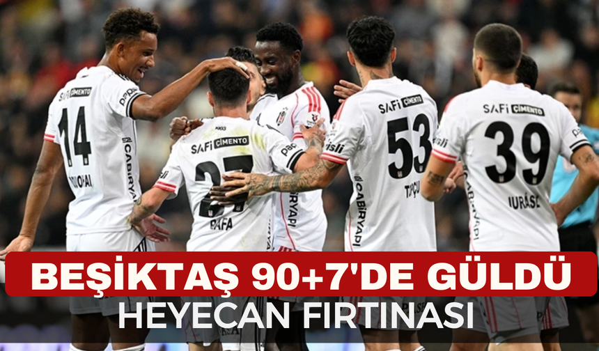 Beşiktaş'tan Başakşehir Deplasmanında Muhteşem Geri Dönüş! 90+7'de Gelen Zafer