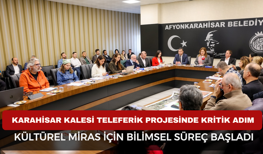 Afyonkarahisar Kalesi teleferik projesi harekete geçildi