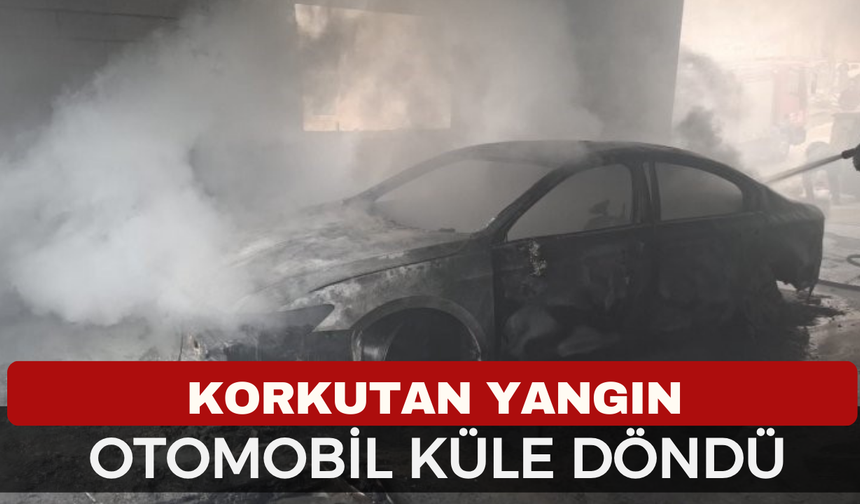 Afyon Şuhut'ta Yangın Paniği! Araç Küle Döndü