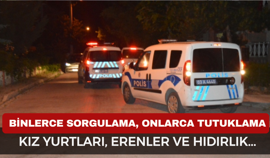 Afyonkarahisar’da Dev Asayiş Operasyonu: 32 Aranan Şahıs Yakalandı, Suçlulara Geçit Yok!