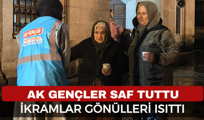AK Gençlerden Ramazan’ın İlk Teravihinde Anlamlı Buluşma: "Ramazan Birliktir, Paylaşmaktır"