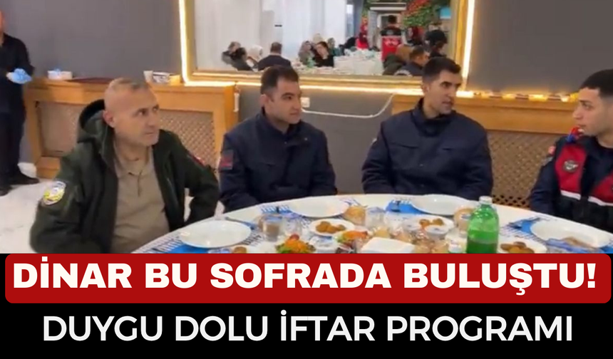 Afyon Dinar’da Vefa Sofrası: Şehit Aileleri ve Gaziler Onuruna Anlamlı İftar!