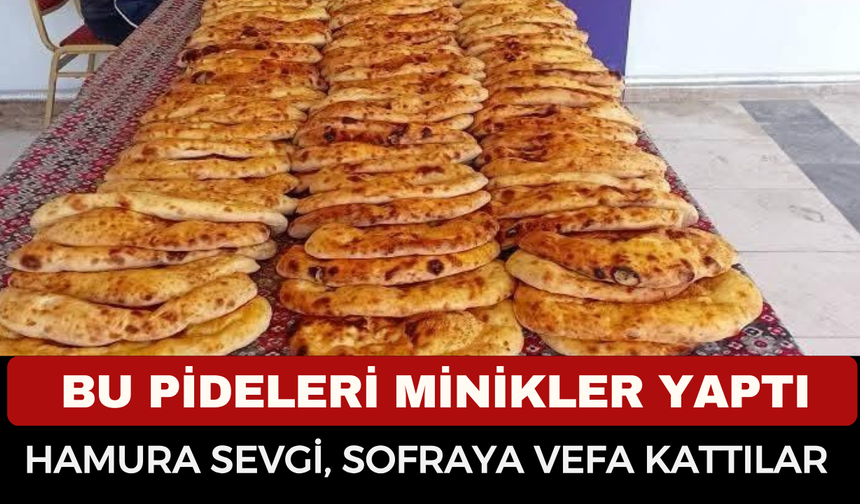 Çobanlar’da Minik Eller İyilik İçin Yoğurdu! Öğrencilerden Anlamlı Ramazan Mesajı