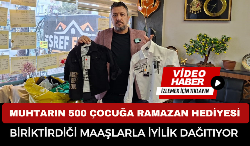 Sandıklı’da Örnek Muhtar: Kendi Maaşıyla 500 Çocuğu Baştan Aşağı Giydiriyor!