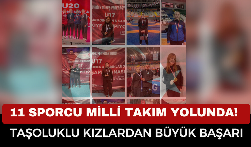 Taşoluk’un Altın Kızları Milli Takım Yolunda! 11 Güreşçi Kampa Seçildi