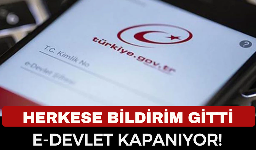 e-Devlet'ten Milyonlara "Kesinti" Mesajı! 3 Saat Boyunca Erişime Kapanacak: İşte Tarih ve Saat