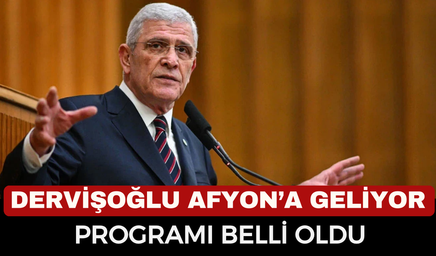 Müsavat Dervişoğlu Afyonkarahisar’a Geliyor! İYİ Parti’den Halil Ağa Semt Pazarı’nda Dev İftar Programı