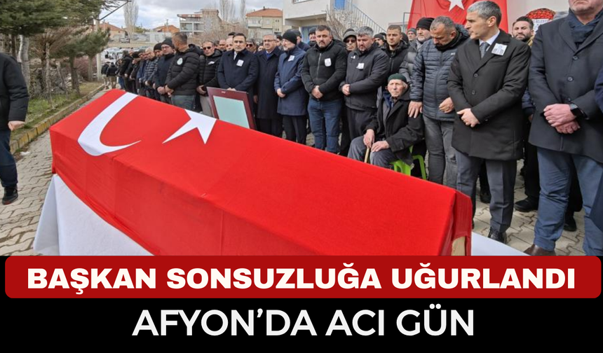 Afyonkarahisar’da Acı Gün: Güney Belde Belediye Başkanı Erol Karabacak Son Yolculuğuna Uğurlandı