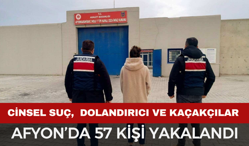 Afyonkarahisar’da Suçlulara Darbe
