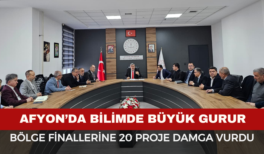 Afyonkarahisar  Bölge Finallerine 20 Proje ile Damga Vuruyor