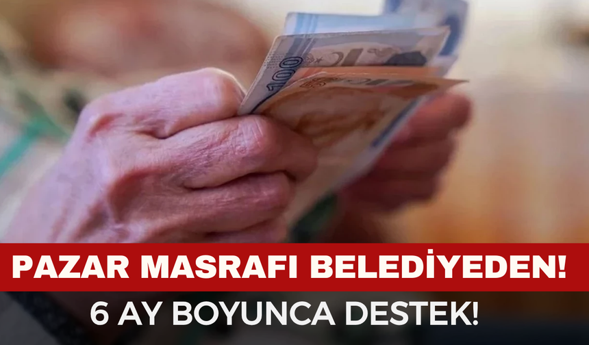 Afyonkarahisar Belediyesi, emeklilere 6 ay boyunca nakdi yardım yapacak. İşte şartlar...