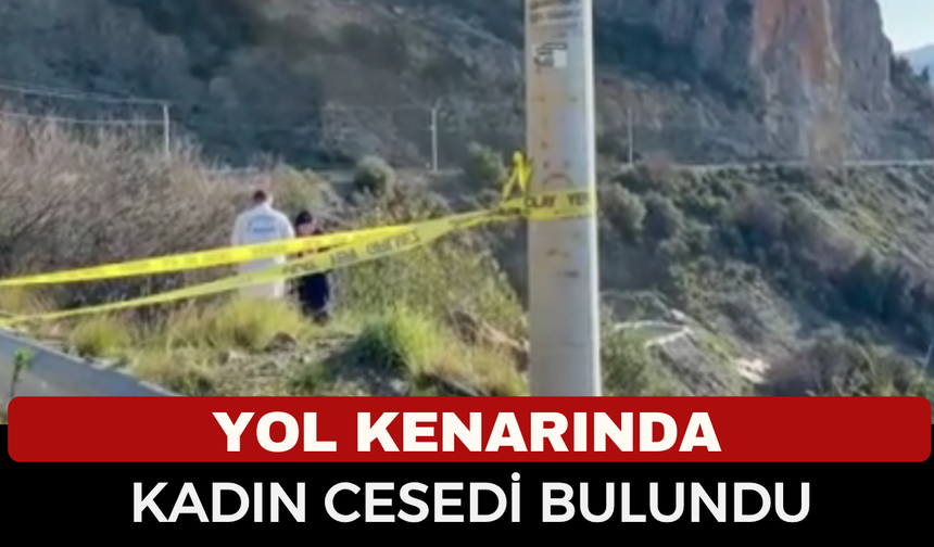 Yol Kenarında Kimliği Belirsiz Kadın Cesedi Bulundu