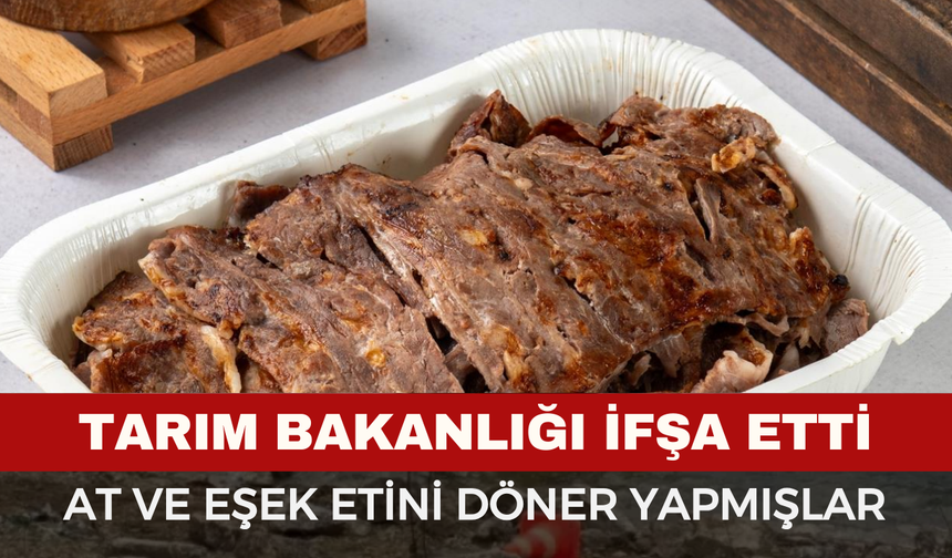 Tarım Bakanlığı İfşa Etti: Marketlerde Satılan Dönerden At ve Eşek Eti Çıktı