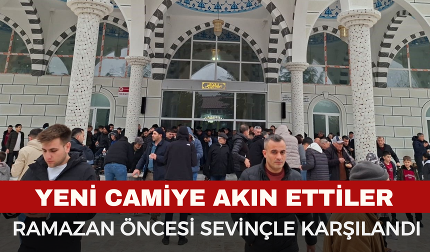 4 Yılda Yapılan Sandıklı Merkez Cami Artık İbadete Açık