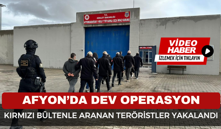 Kırmızı Bültenli DEAŞ Operasyonu! Afyon Merkezli 4 İlde Eş Zamanlı Baskın: 6 Tutuklama