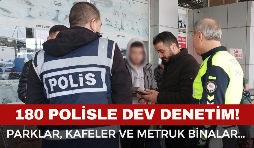 Afyonkarahisar’da Okul Çevrelerine "Huzur" Denetimi: 180 Personel Sahada