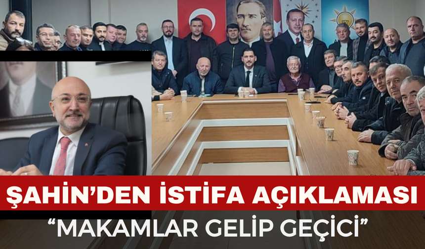 AK Parti İl Başkanı Turgay Şahin'den İstifa Açıklaması: "Bu Bir Bayrak Yarışıdır"