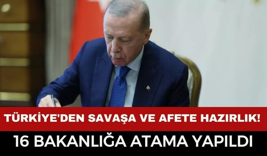 Türkiye’de Yeni Kriz Yapılanması: 16 Bakanlığa “Acil Durum ve Savunma Planlaması” Ataması
