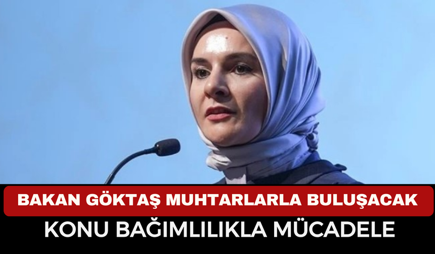 Bakan Göktaş, Afyon'da muhtarla buluşacak