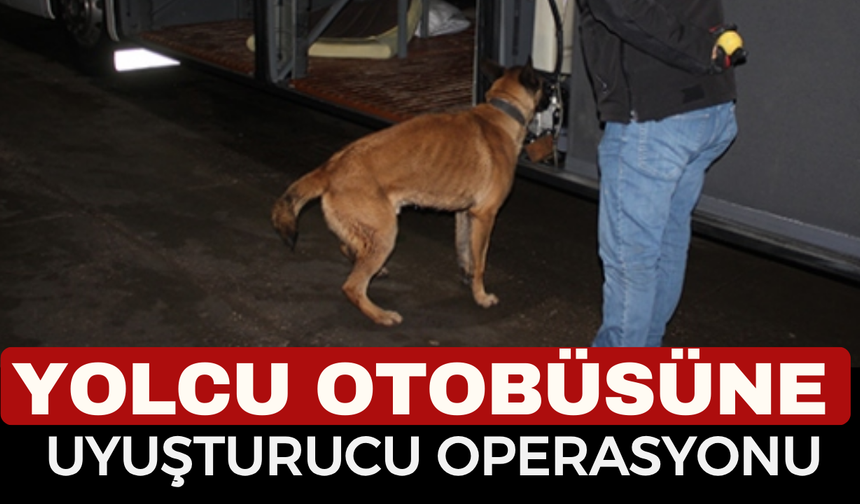 Afyon'da Yolcu Otobüsünde Uyuşturucu Operasyonu