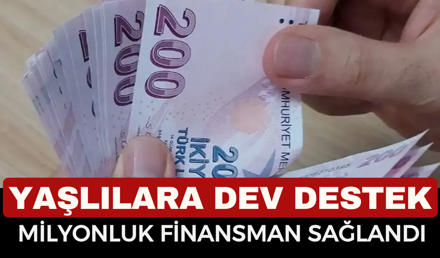 Yaşlılara dev destek