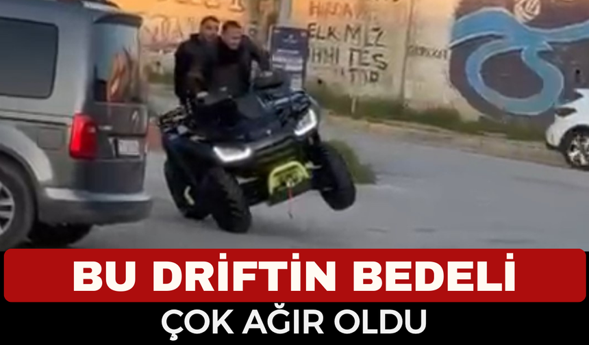 Drift Yapan Sürücüye 146 Bin 712 TL Ceza