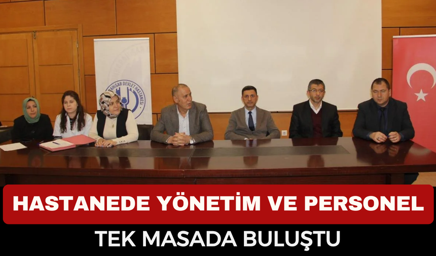 Afyonkarahisar Devlet Hastanesi’nde Çalışan-Yönetim Buluşmasıyla Kurum İçi İletişim Güçlendi