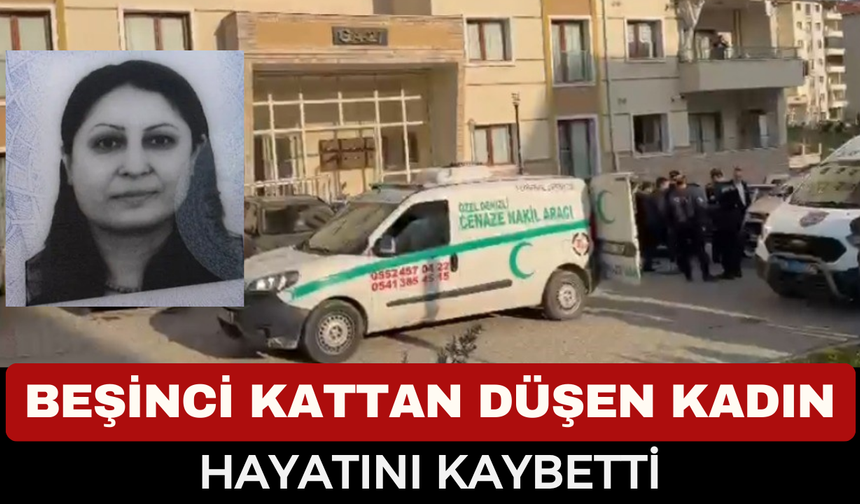 5. Kattan Düşen Kadın Hayatını Kaybetti