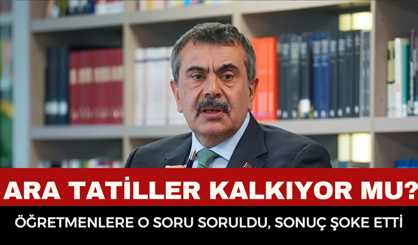 MEB’den Son Dakika Ara Tatil Kararı! Ankette Beklenmedik Oran: Ara Tatil Hakkında Karar Verildi!
