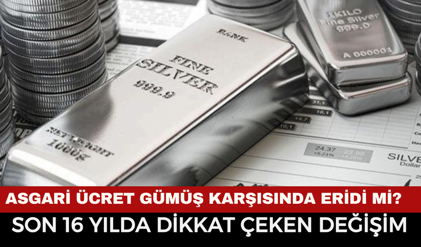 Asgari Ücret Gümüş Karşısında Eridi mi? Son 16 Yılda Dikkat Çeken Değişim