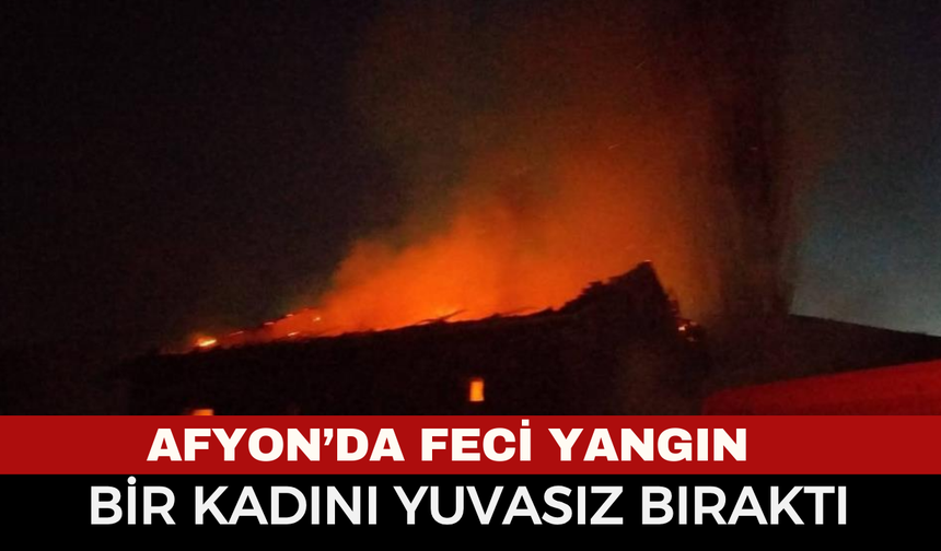 Gece Çıkan Yangın Her Şeyi Küle Çevirdi: 78 Yaşındaki Kadın Evsiz Kaldı