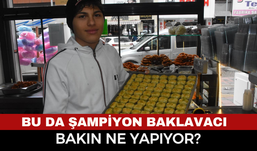 Afyon'da Gündüz Baklava Satıyor, Akşam Ringde Şampiyonluk İçin Ter Döküyor